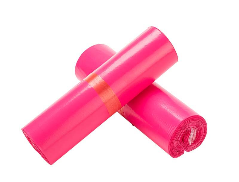 项城玫红色快递袋-02